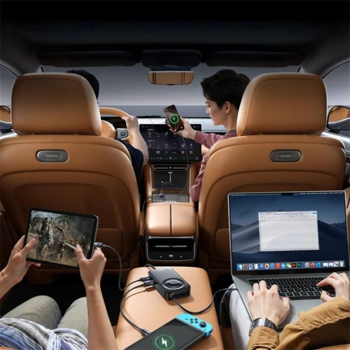 Automobilinis įkroviklis Baseus PrimeTrip VW1, 60 W, juodas
