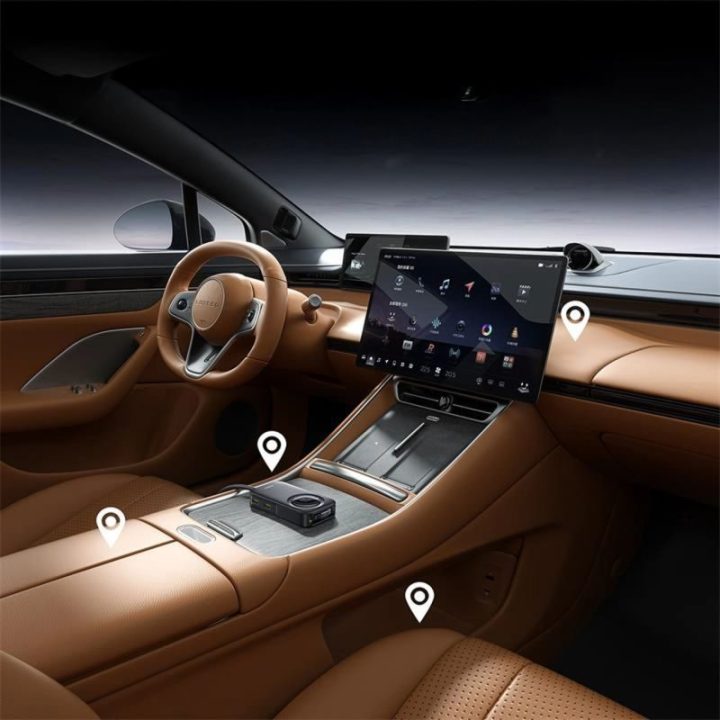 Automobilinis įkroviklis Baseus PrimeTrip VW1, 60 W, juodas
