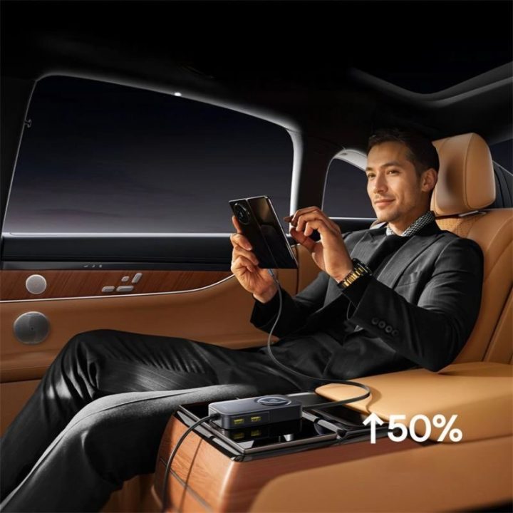 Automobilinis įkroviklis Baseus PrimeTrip VW1, 60 W, juodas