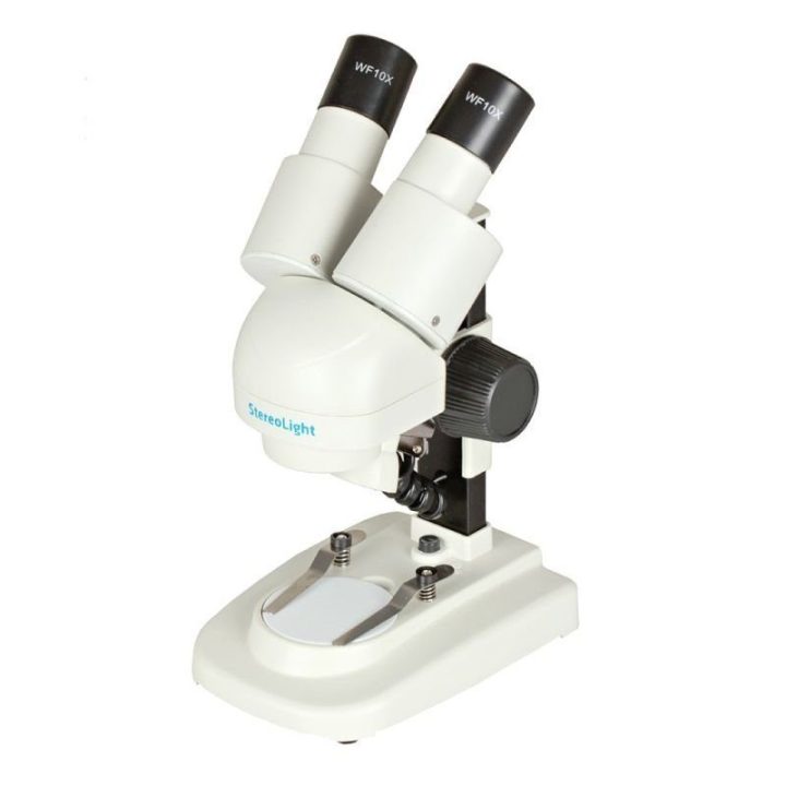 Stereoskopinis mikroskopas Delta Optical StereoLight, baltas ir juodas