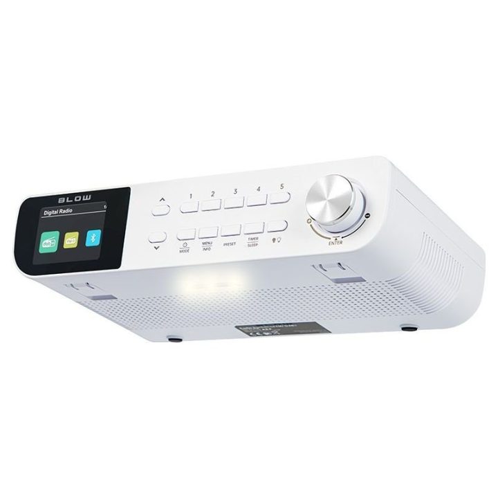 Virtuvinis radijas FM/DAB+ Blow RK1, baltas