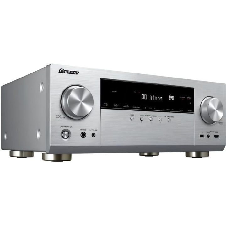 Namų kino imtuvas Pioneer VSX-LX305, sidabro spalvos