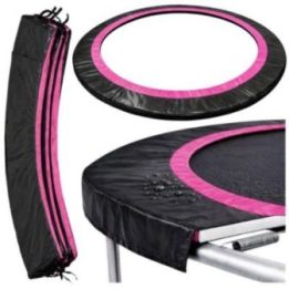 Batuto spyruoklių apsauga Sport Max 10 ft, juoda ir rožinė
