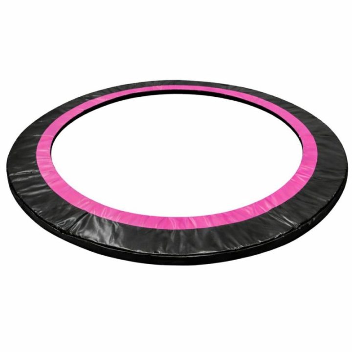 Batuto spyruoklių apsauga Sport Max 10 ft, juoda ir rožinė
