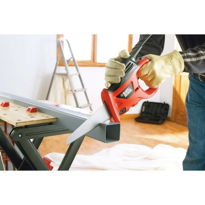 Rankinis lankinis pjūklas Black+Decker Scorpion KS880EC-QS, oranžinis