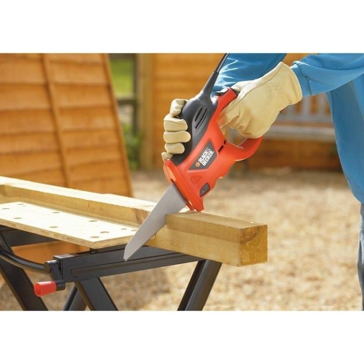 Rankinis lankinis pjūklas Black+Decker Scorpion KS880EC-QS, oranžinis