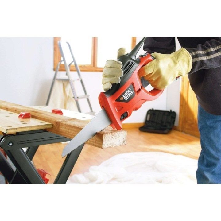 Rankinis lankinis pjūklas Black+Decker Scorpion KS880EC-QS, oranžinis