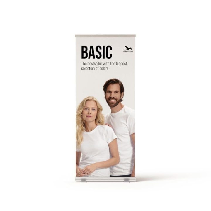 Susukamas reklaminis stendas Malfini, 80 × 200 cm