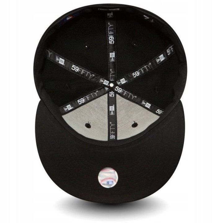 Beisbolo kepurė New Era 59FIFTY su Atlanta Braves logotipu, juoda