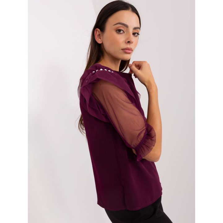 Tamsiai violetinė palaidinė