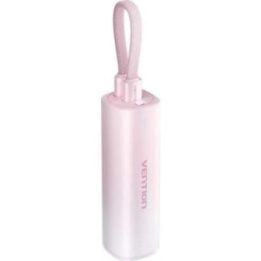 Išorinė baterija Vention 20 W PD, 5000 mAh, rožinė