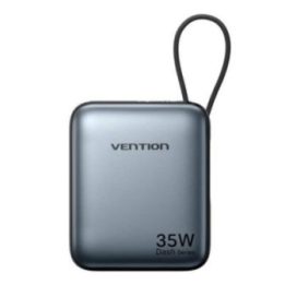 Išorinė baterija Vention 10 000 mAh, 35 W, pilka