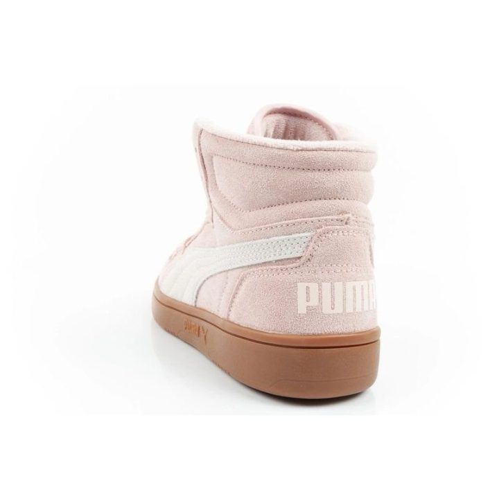 Moteriški žieminiai sportbačiai PUMA Reb-L Mid, pudros rožiniai