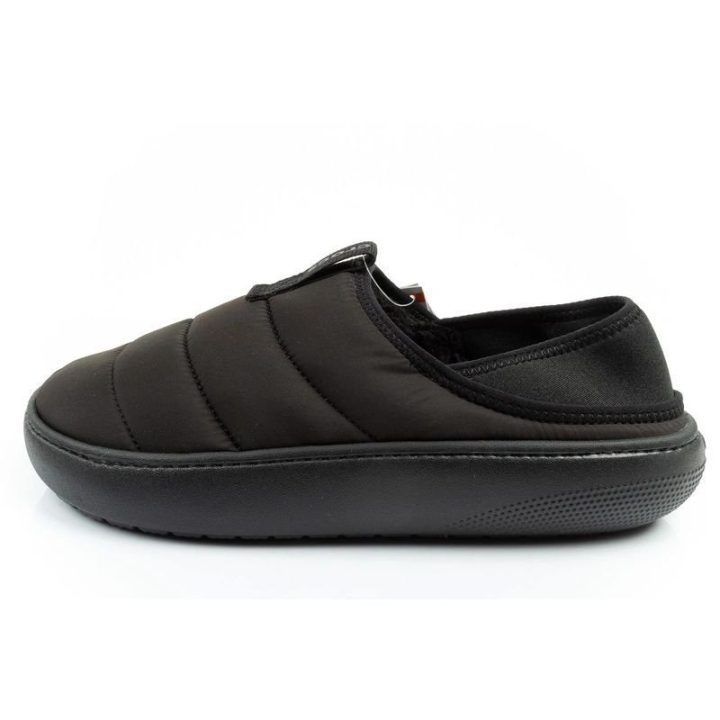 Vyriškos pašiltintos šlepetės Crocs Classic Puff Moc, juodos