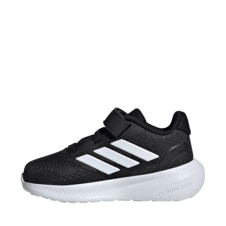 Vaikiški sportbačiai su lipukais adidas Runfalcon 5 EL I, juodi