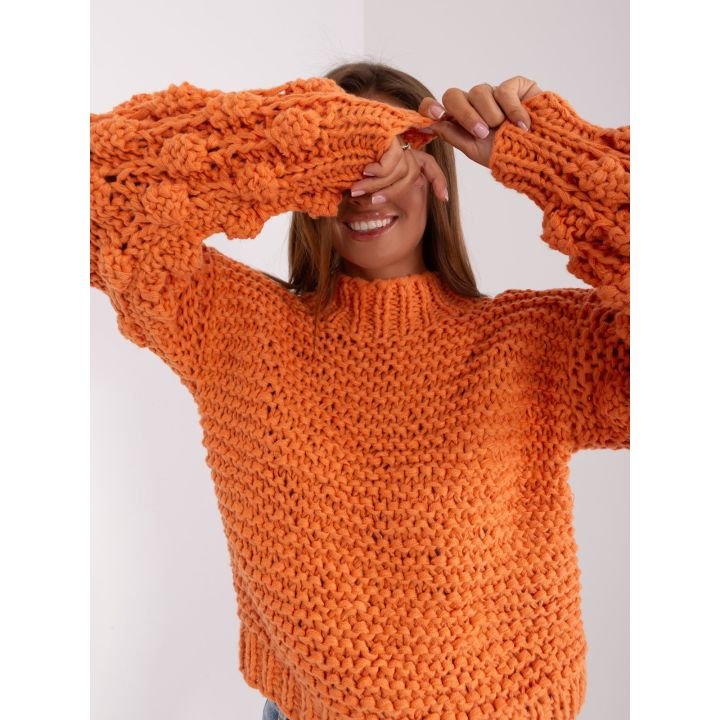 Megztinis oranžinė