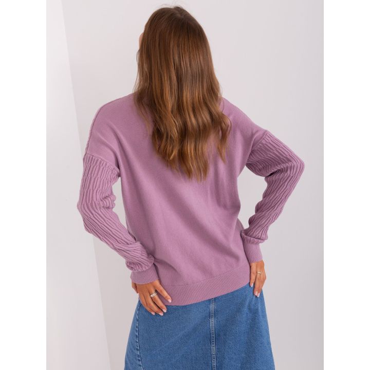 Megztinis šviesiai violetinis