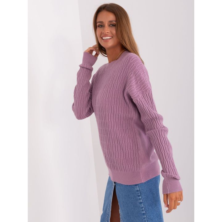 Megztinis šviesiai violetinis
