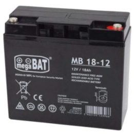 Gelinis akumuliatorius Mega Bat, 12 V, 18 Ah