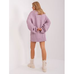 Šviesiai violetinis megztinis