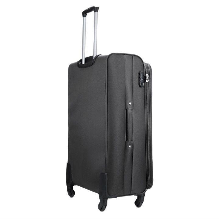 Vidutinis minkštas bagažas M Solier STL1651 dark grey-coffee