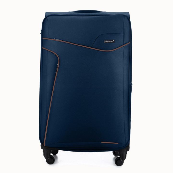 Didelis minkštas bagažas L Solier STL1651 navy-coffee