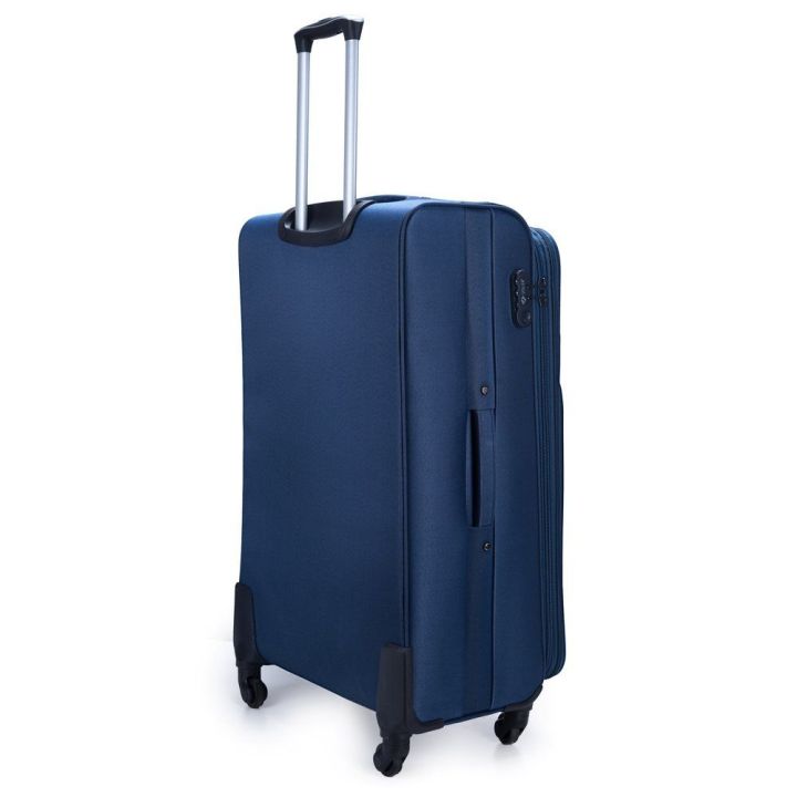 Didelis minkštas bagažas L Solier STL1651 navy-coffee