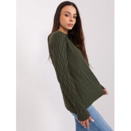 Megztinis khaki spalvos