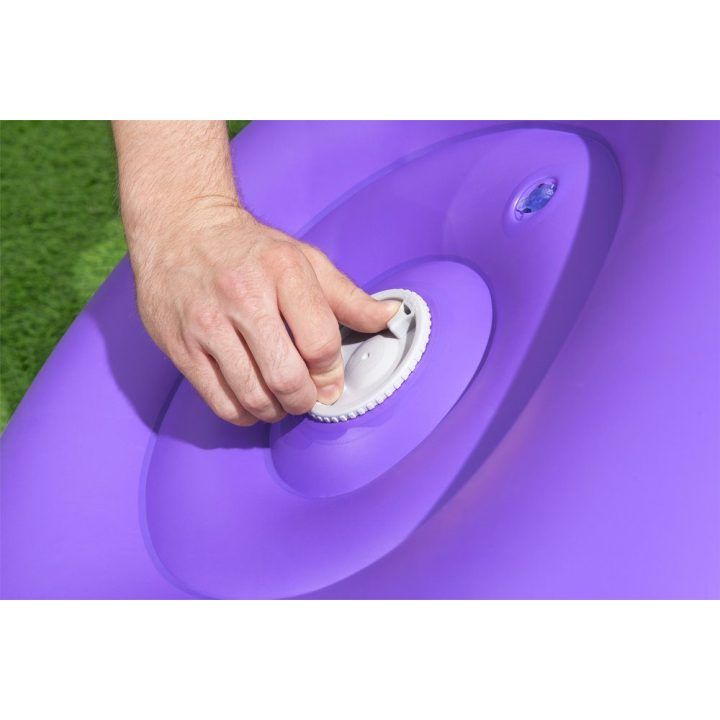 Vaikiškas pripučiamas fotelis Bestway, 72 × 72 × 64 cm, violetinis