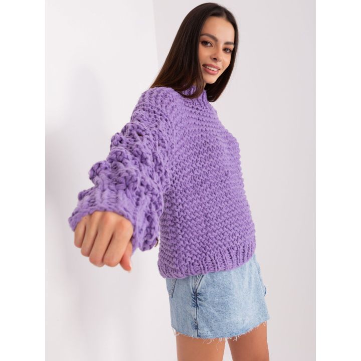 Violetinis megztinis