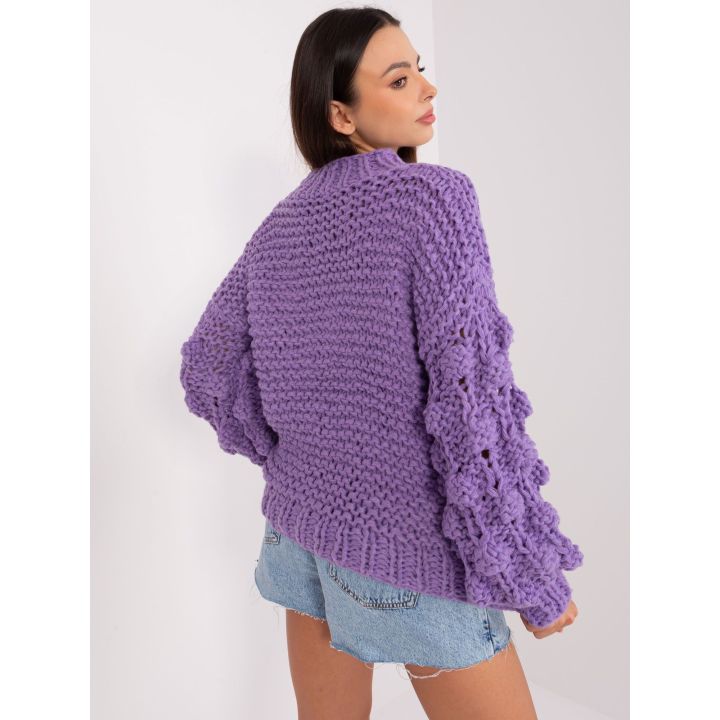 Violetinis megztinis