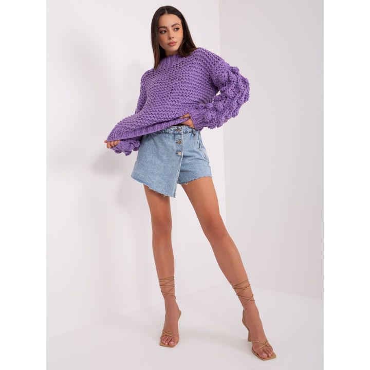 Violetinis megztinis