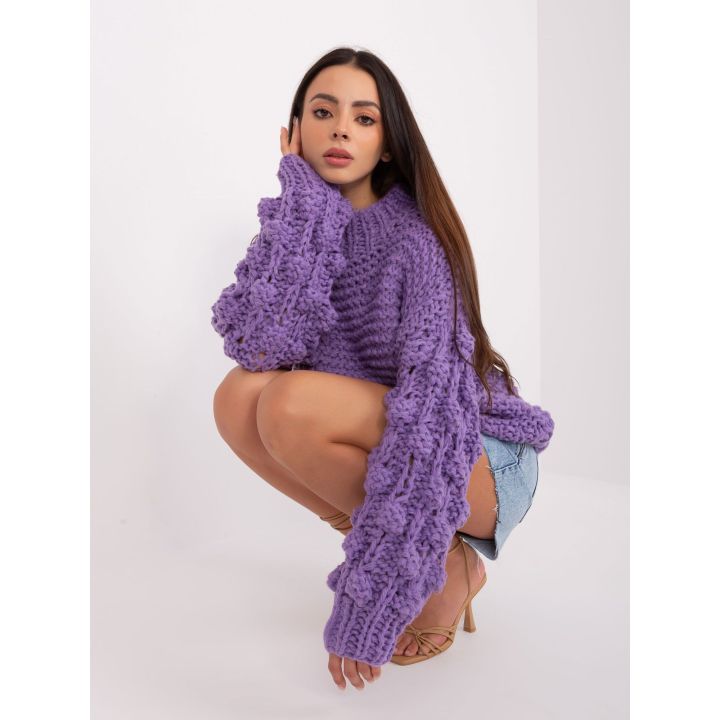 Violetinis megztinis