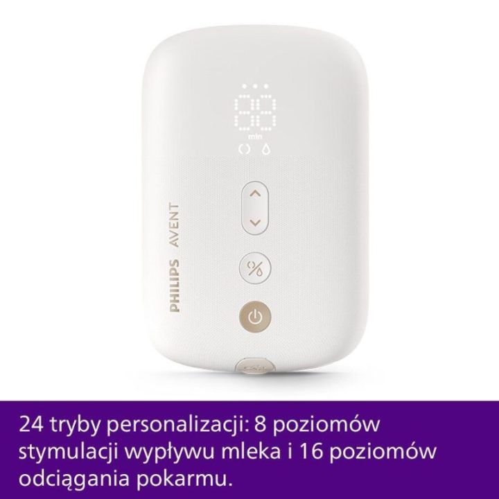 Dvigubas elektrinis laisvų rankų pientraukis Philips Avent