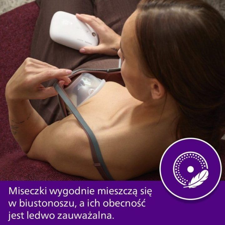 Dvigubas elektrinis laisvų rankų pientraukis Philips Avent