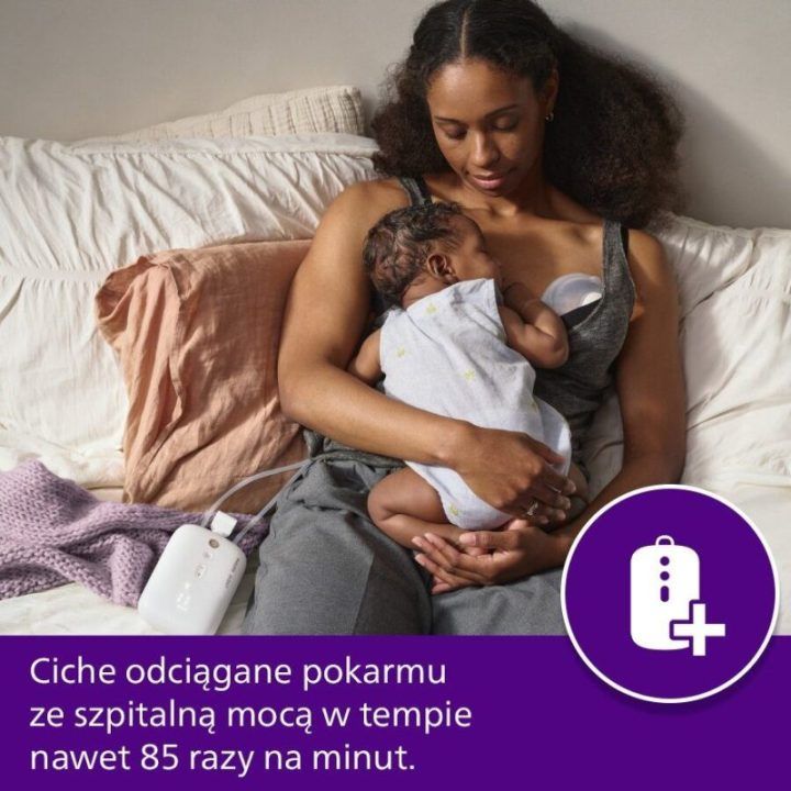 Dvigubas elektrinis laisvų rankų pientraukis Philips Avent