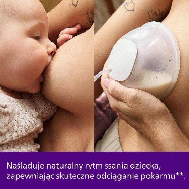 Dvigubas elektrinis laisvų rankų pientraukis Philips Avent