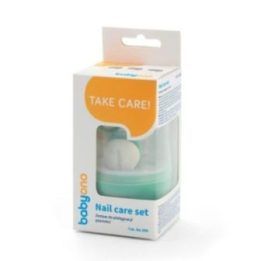 Kūdikių nagų priežiūros rinkinys BabyOno Take Care, mėtų spalvos