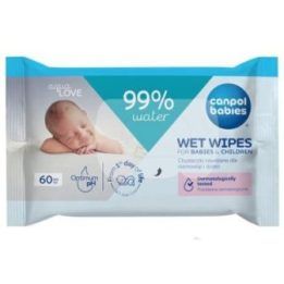 Drėgnosios servetėlės kūdikiams ir vaikams Canpol babies, 60 vnt