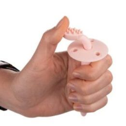 Silikoninis šepetėlis-kramtukas Canpol babies, 0+, rožinis