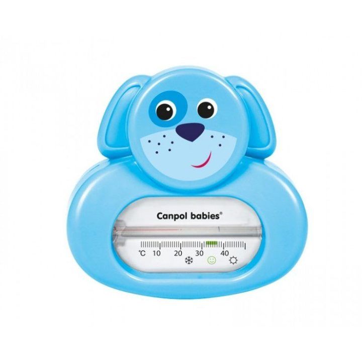 Vaikiškas vonios termometras su šuns ir katės motyvu Canpol babies