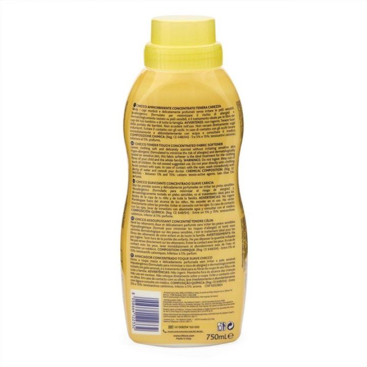 Audinių skalavimo skystis Chicco Tender Touch, 750 ml, geltonas