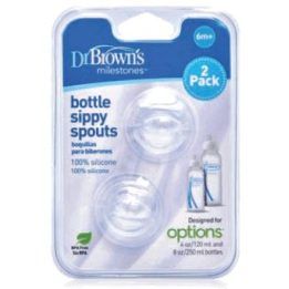 Silikoniniai buteliuko snapeliai Dr. Brown's, 2 vnt