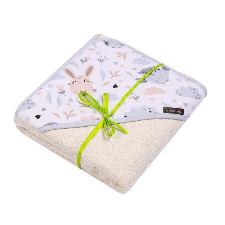 Bambukinis kūdikio maudymosi rankšluostis Duet Baby Baby Bamboo, 100 × 100