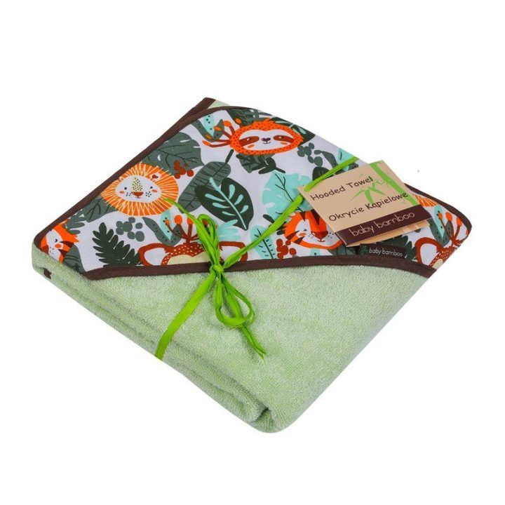 Bambukinis kūdikio maudymosi rankšluostis Duet Baby Baby Bamboo, 100 × 100