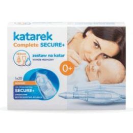 Vaikiškas aspiratoriaus rinkinys Katarek Complete Secure+, 20 ampulių