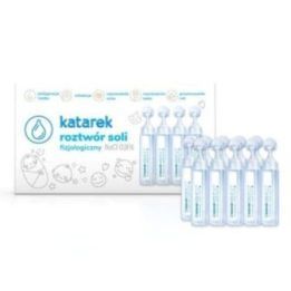 Fiziologinis tirpalas NaCl 0,9 % Katarek, 10 × 5 ml