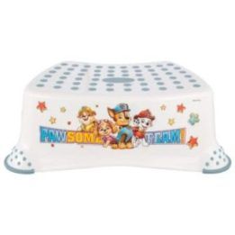 Vaikiškas neslystantis laiptelis Keeper Tomek su Paw Patrol, baltas