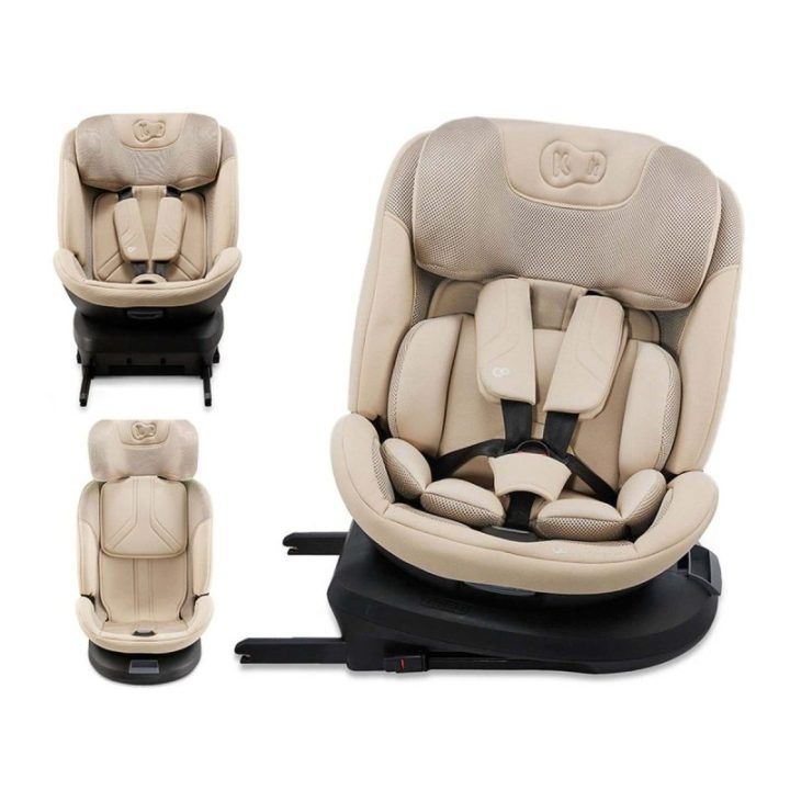 Automobilinė kėdutė Kinderkraft Xpedition 3 i-Size, 40–150 cm, smėlio