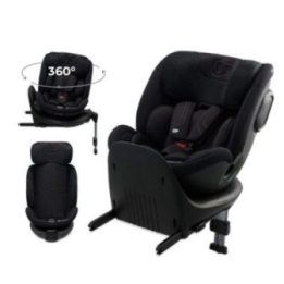 Vaikiška automobilinė kėdutė Kinderkraft XRider 2 i-Size, juoda